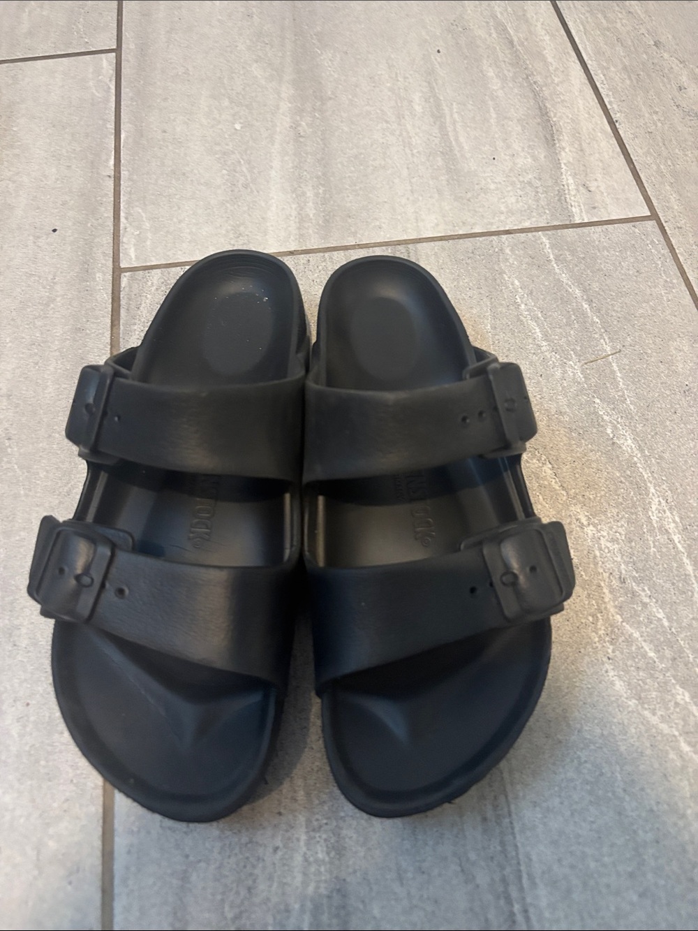 Birkenstock Kids Double-Strap Sandals in Black